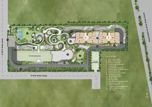 Experion Cascades Master Plan