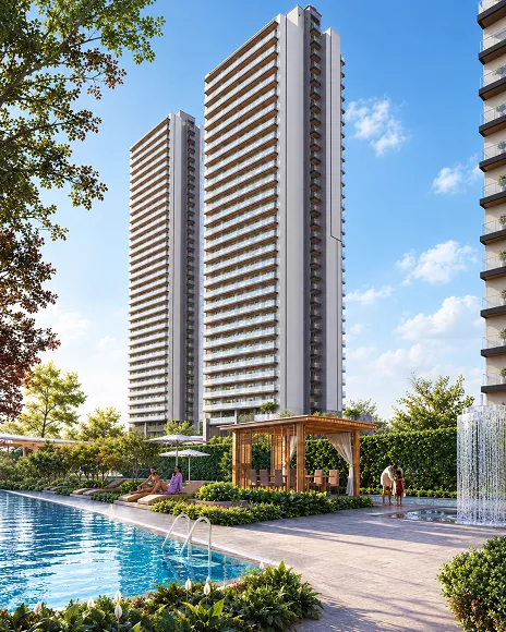 Experion Emerelle Reserve Sector 88A Gurgaon tower elevation