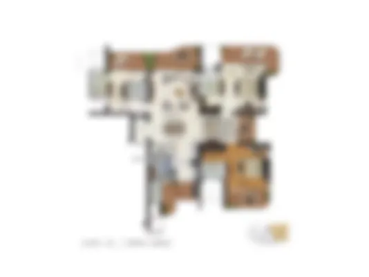 Experion Trillion 3 BHK apartment layout